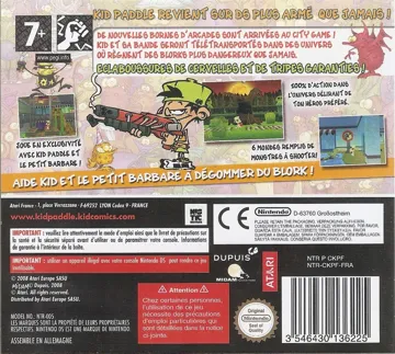 Kid Paddle - Lost in the Game (France) box cover back